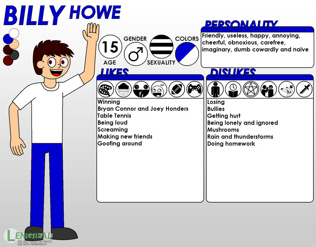 Billy Howell Script Billy Howe Reference 2021 by Jethro-Y on DeviantArt