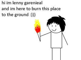 oh noes lenny has gone mad