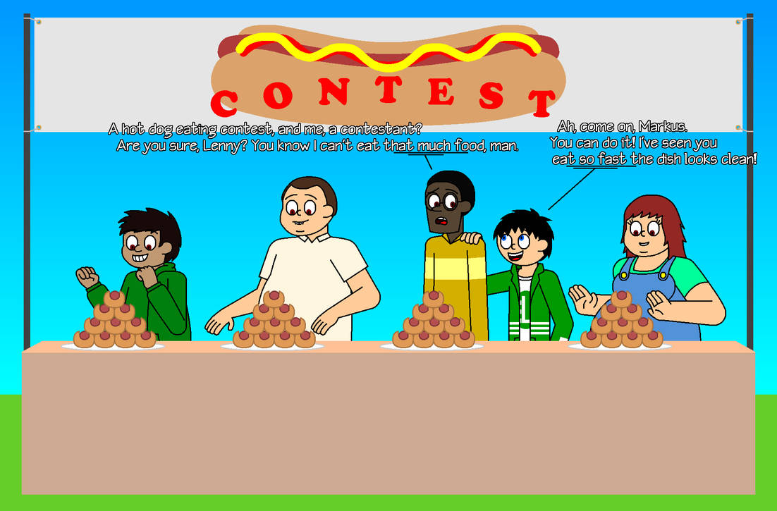 Competitive Eating Animer An Eating Contest by Jethro-Y on DeviantArt