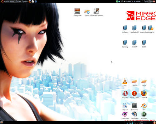 Mirrors Edge HP Netbook Theme