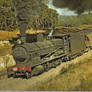 H Steam loco 5132 [coal train on Fassifern Bank]