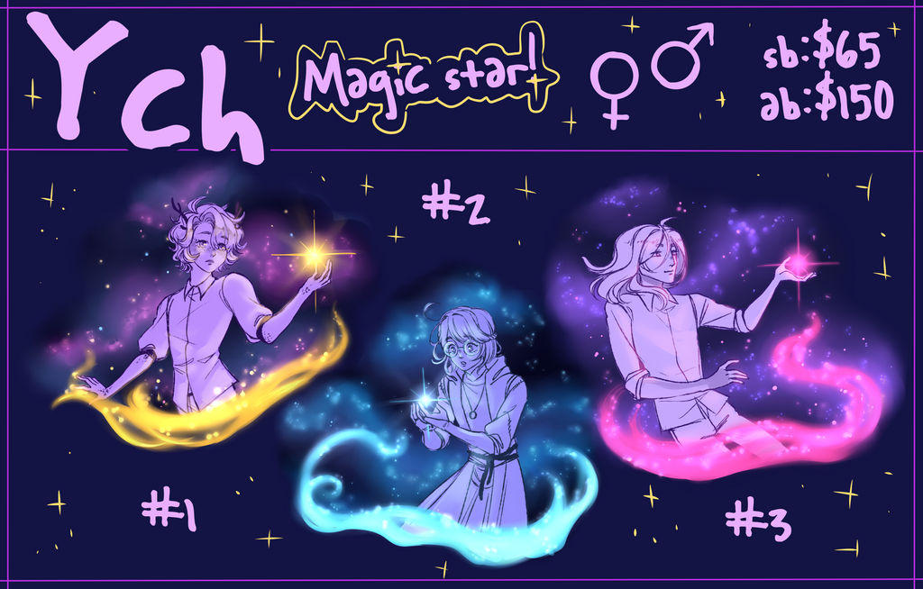 [CLOSE] YCH: Magic star! by NeroKim on DeviantArt