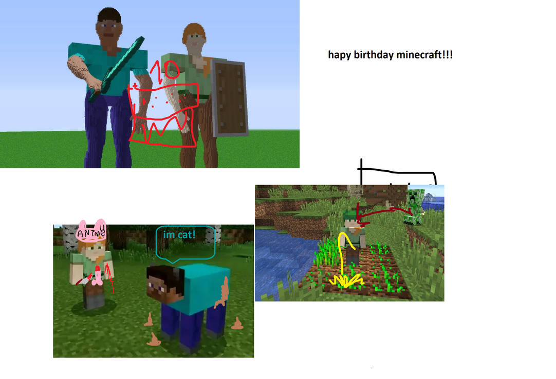 Minecraft Ten Years by TheLookingGood on DeviantArt
