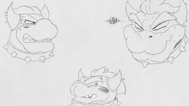 Practice Sketches 2 - More Bower Heads