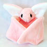 Handmade pink bat plush :-)