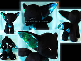 Galaxy Kitsune Fox Plush