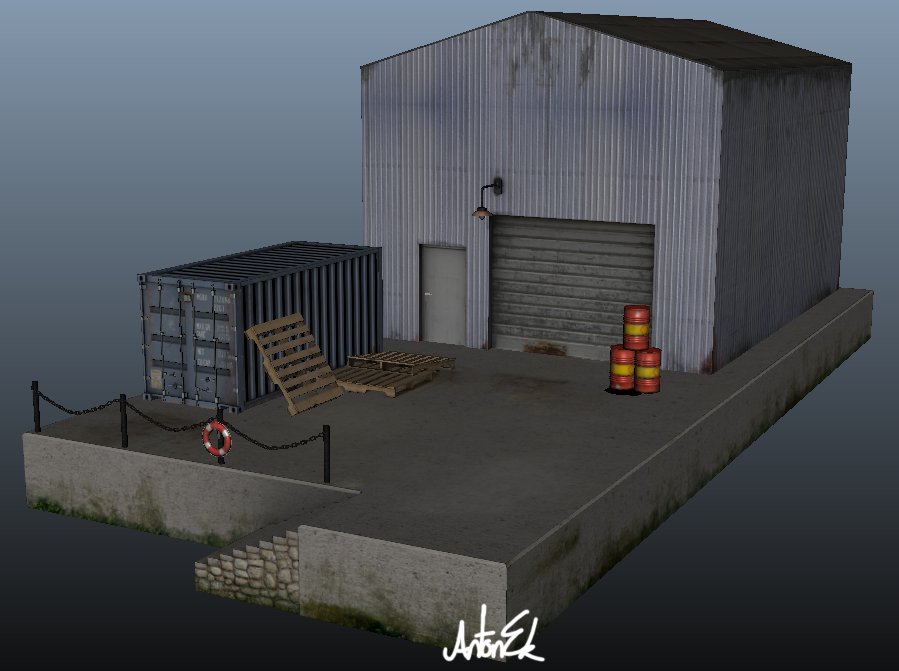 Dock in 3D