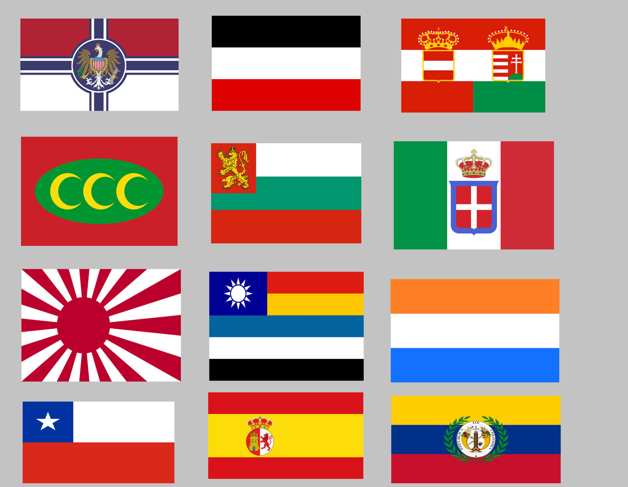 Cst Time Flags The Flags of the Central Powers(in CN Lore) by admiralRobertDecart on ...