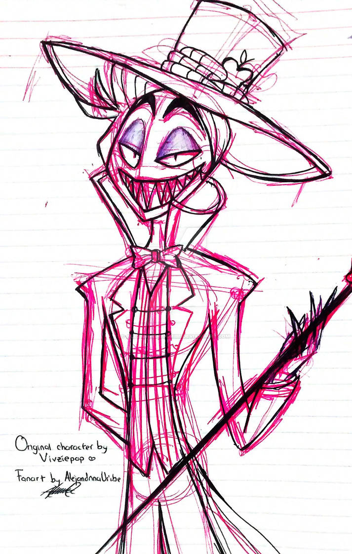 Hazbin Hotel Lucifer by AlejandrinaUribe on DeviantArt