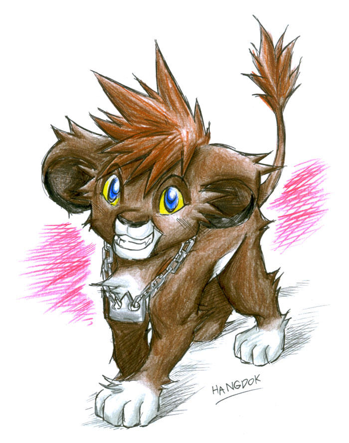 Sora Lion Form by hangdok on DeviantArt