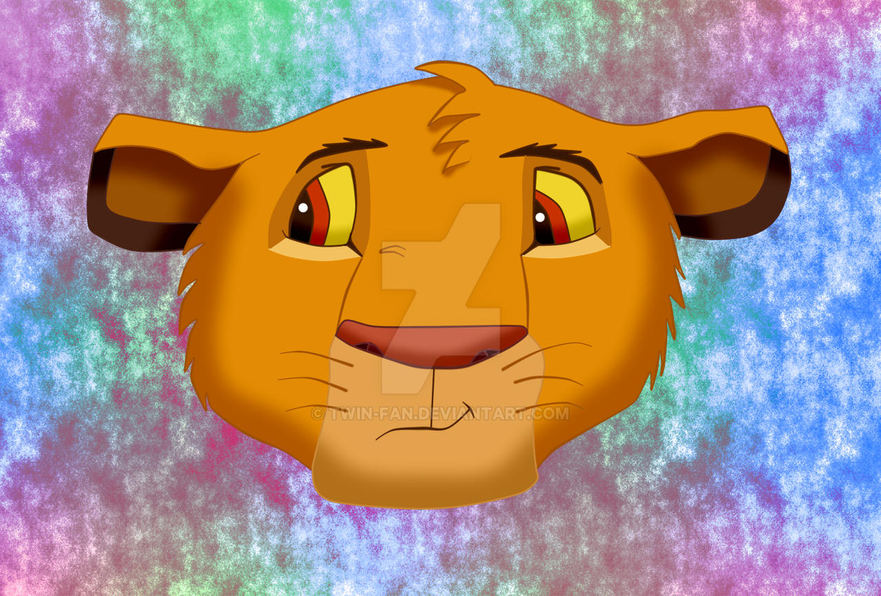 Headshot simba by TWIN-FAN on DeviantArt
