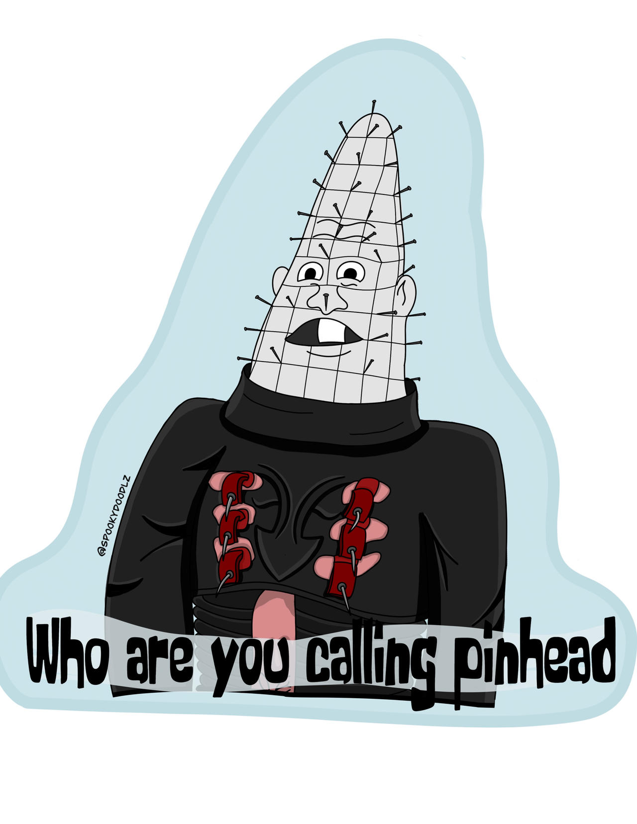 Pinhead Batman ~ Who are you calling Pinhead? ~ by spookydoodlz on DeviantArt