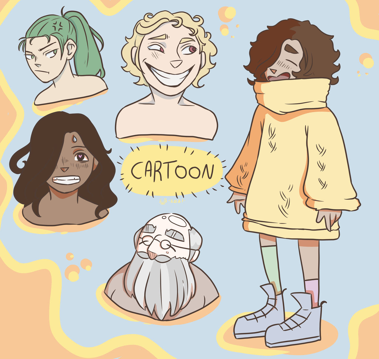 Cartoon expressions by Imakethatonpurpose on DeviantArt
