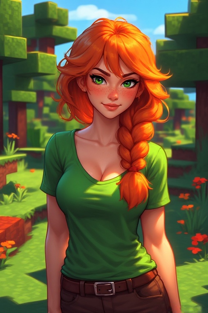 Minecraft Alex Updated Look Alex - Minecraft 96 by Kylancelo on DeviantArt