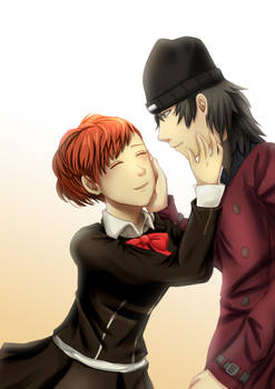 Persona 3 Shinjiro and Minako