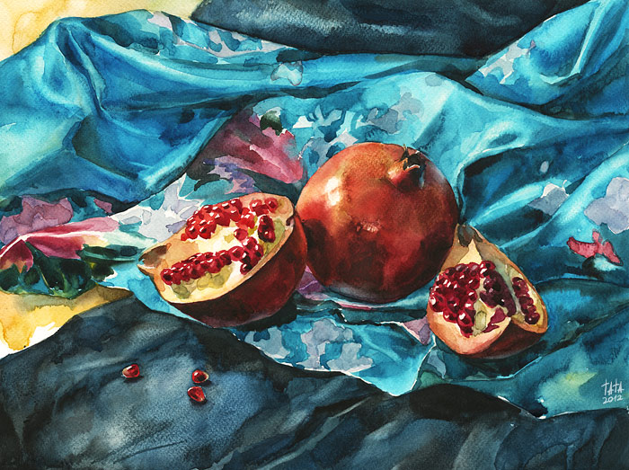 pomegranates