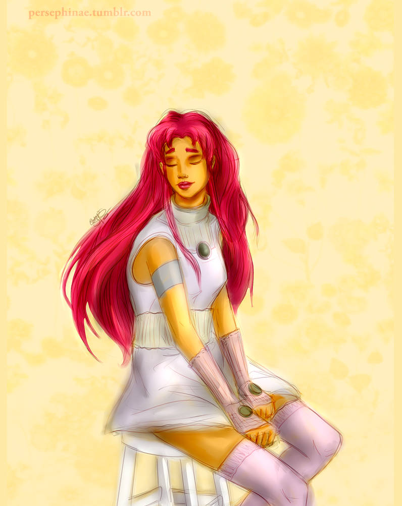 Starfire - modern clothes by persephinae on DeviantArt