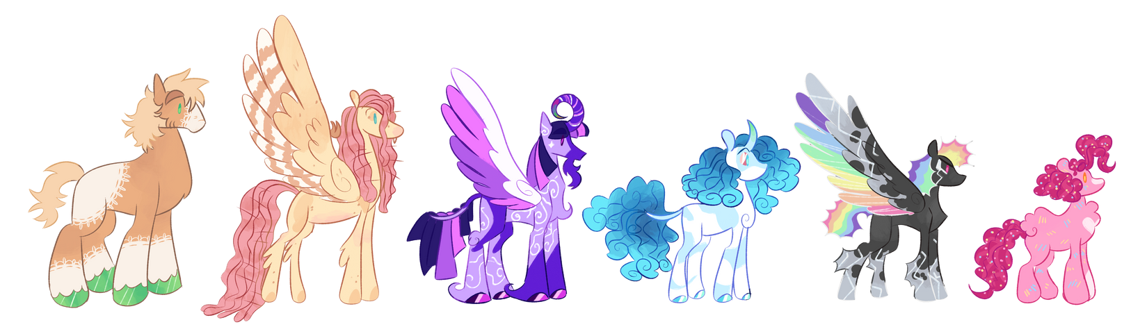 MLP HEADCANON: horse designs by Hidoodlee on DeviantArt