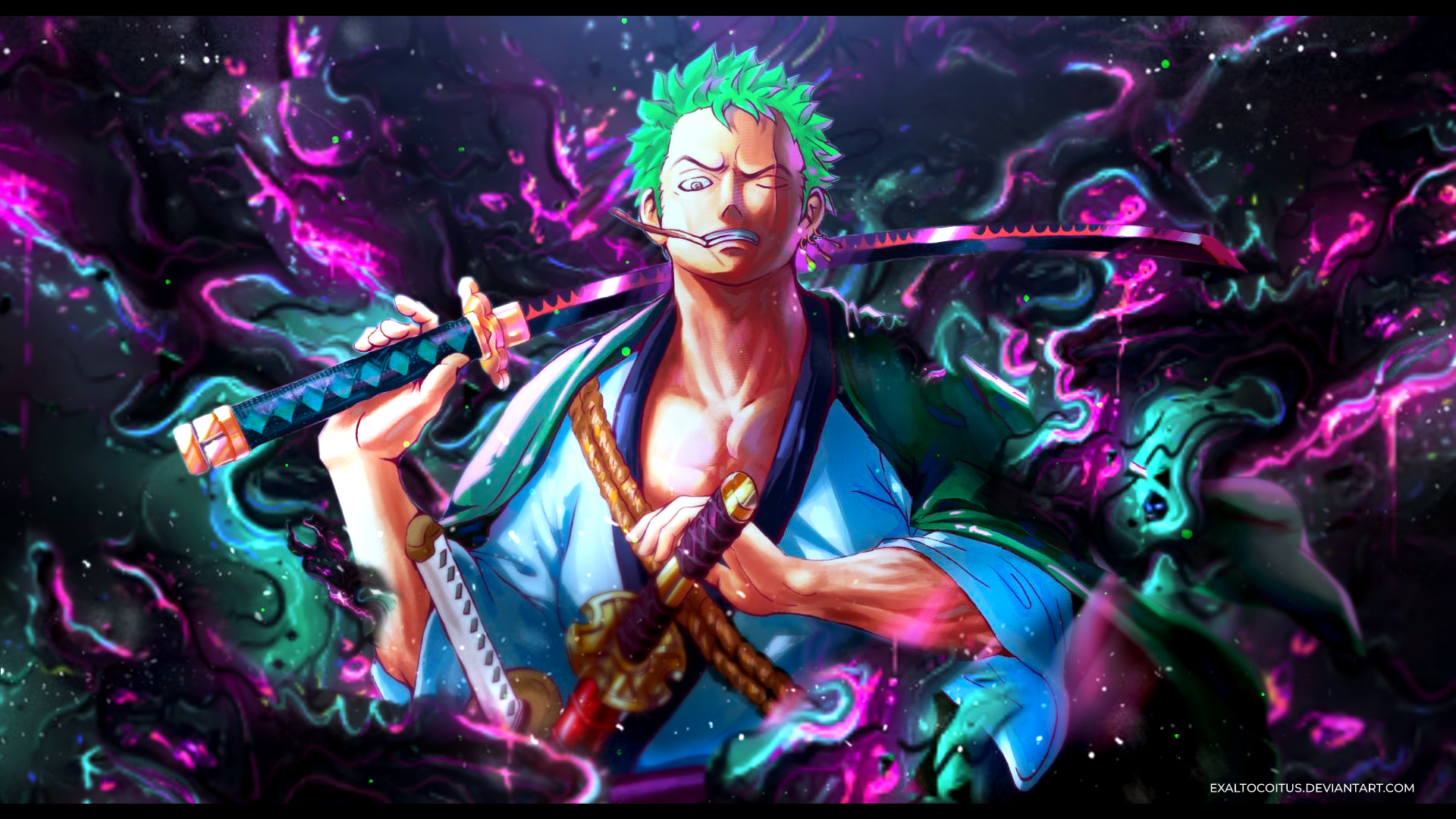 Roronoa Zoro by eXaltoCoitus on DeviantArt