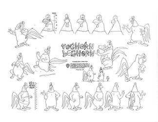 Foghorn Leghorn Model Sheet Ver. 3