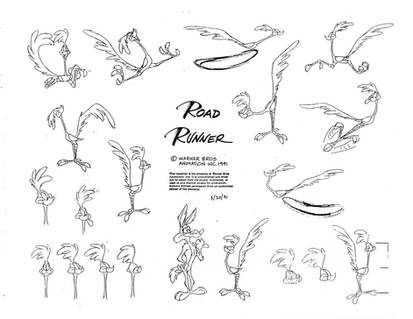 Road Runner Model Sheet Ver. 4