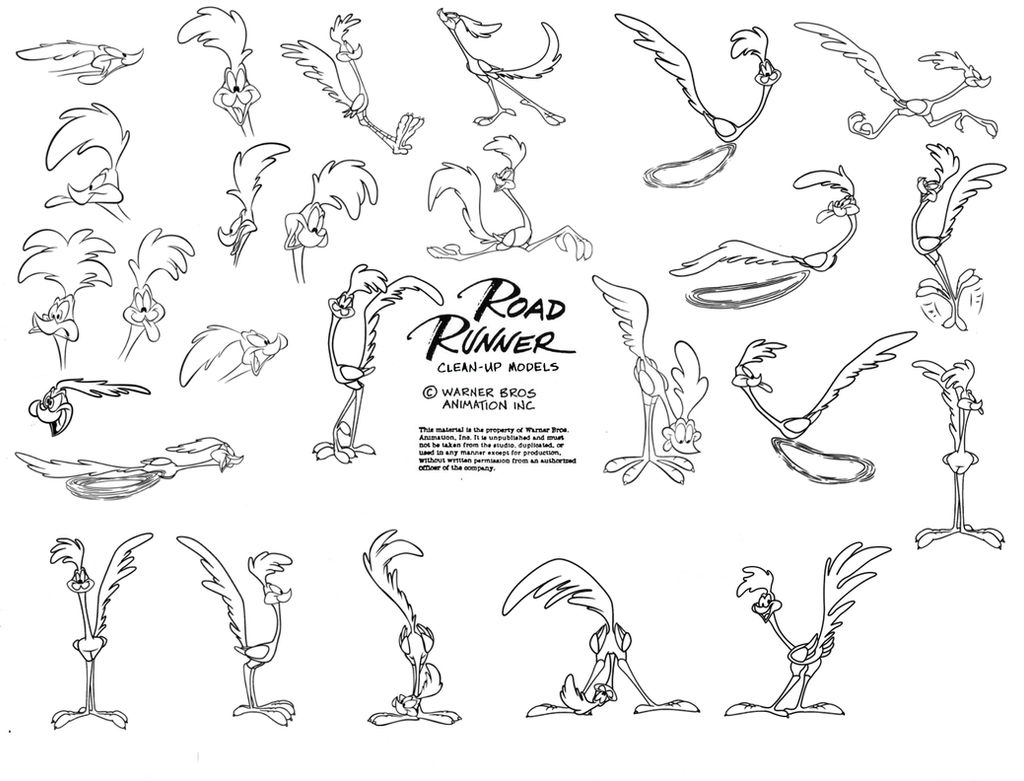 Road Runner Model Sheet Ver. 5