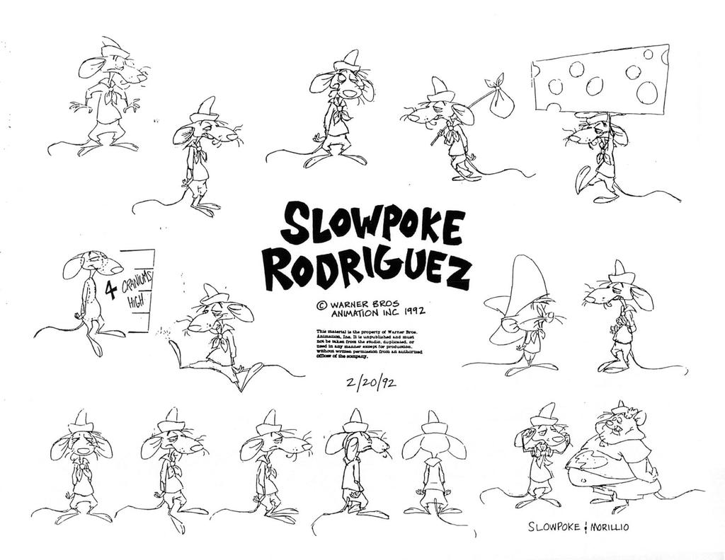 Slowpoke Rodriguez Model Sheet