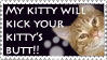 Butt Kickin' Kitty Stamp