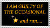 Fave and Run Stamp