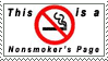 Non-smoker Stamp by StampsbyJen