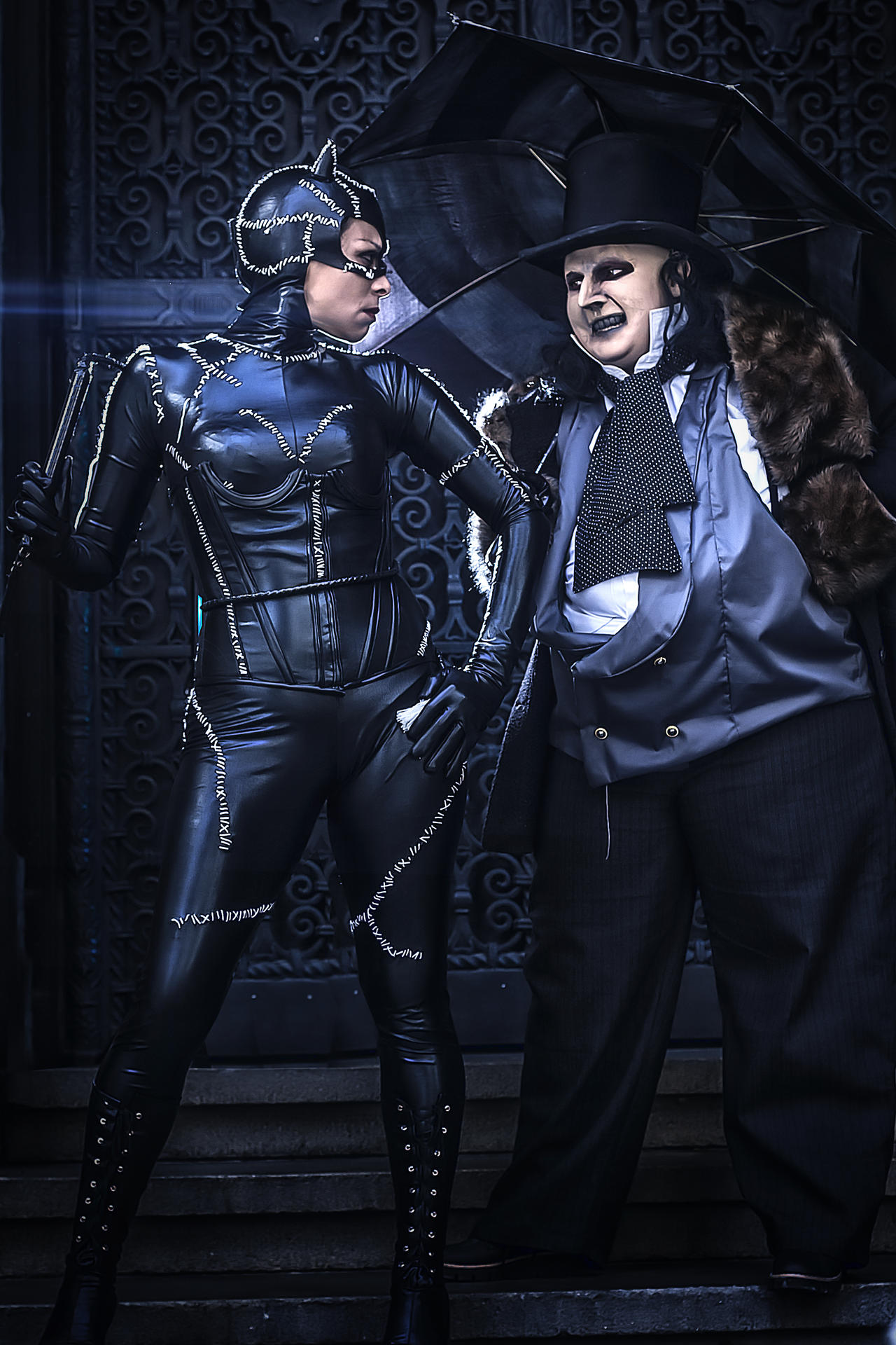 CATWOMAN AND THE PENGUIN-BATMAN RETURNS COSPLAY by andycold on DeviantArt