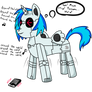 Robot DJ Pony Accident