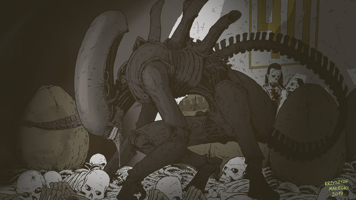 Deviantart Alien Background Alien wallpaper by KrzysztofMalecki on DeviantArt