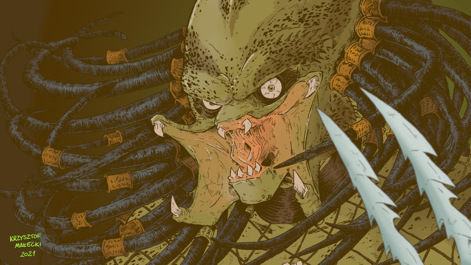 Matrix Predator Background Predator wallpaper by KrzysztofMalecki on DeviantArt