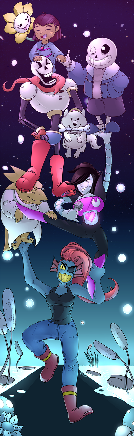 Undertale Flow Undertale - Trip Through Waterfall by SkyPirateDash on DeviantArt