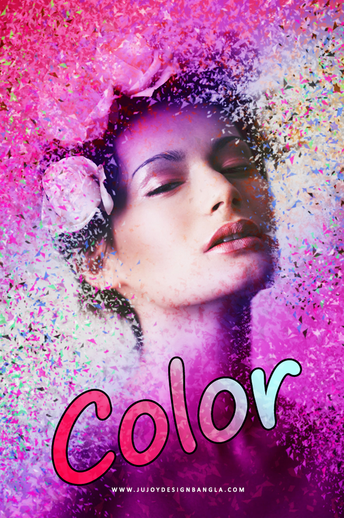 Color Spray Portrait