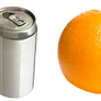 Orange and can PNG