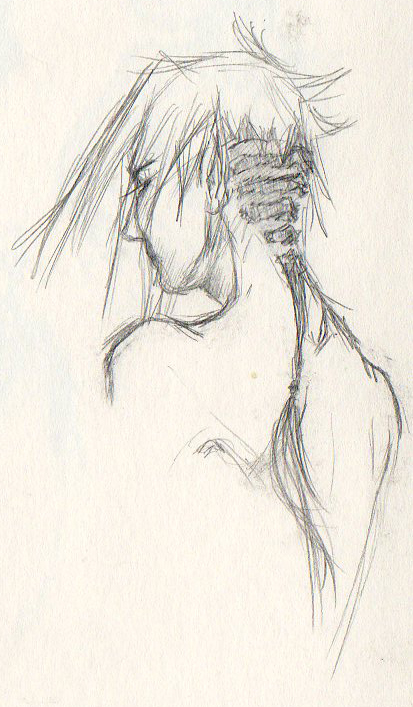 Back of Bust Drawing