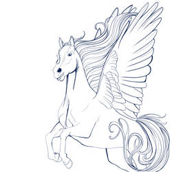 Pegasus Lineart