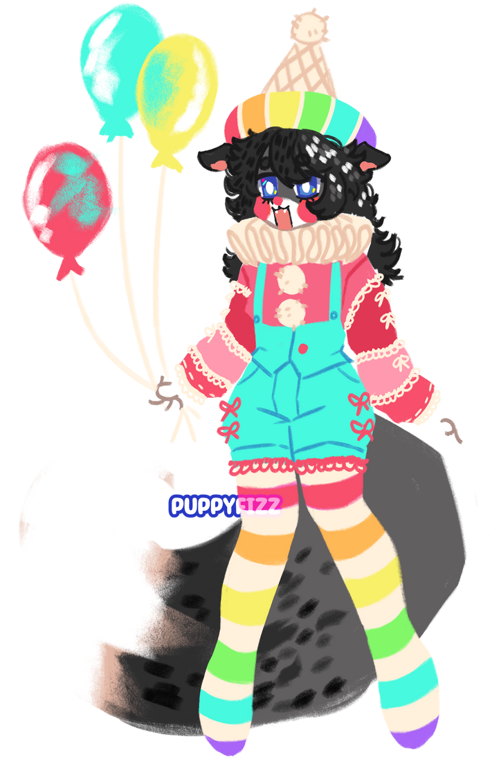 fizzypop the clown by puppyfizz on DeviantArt