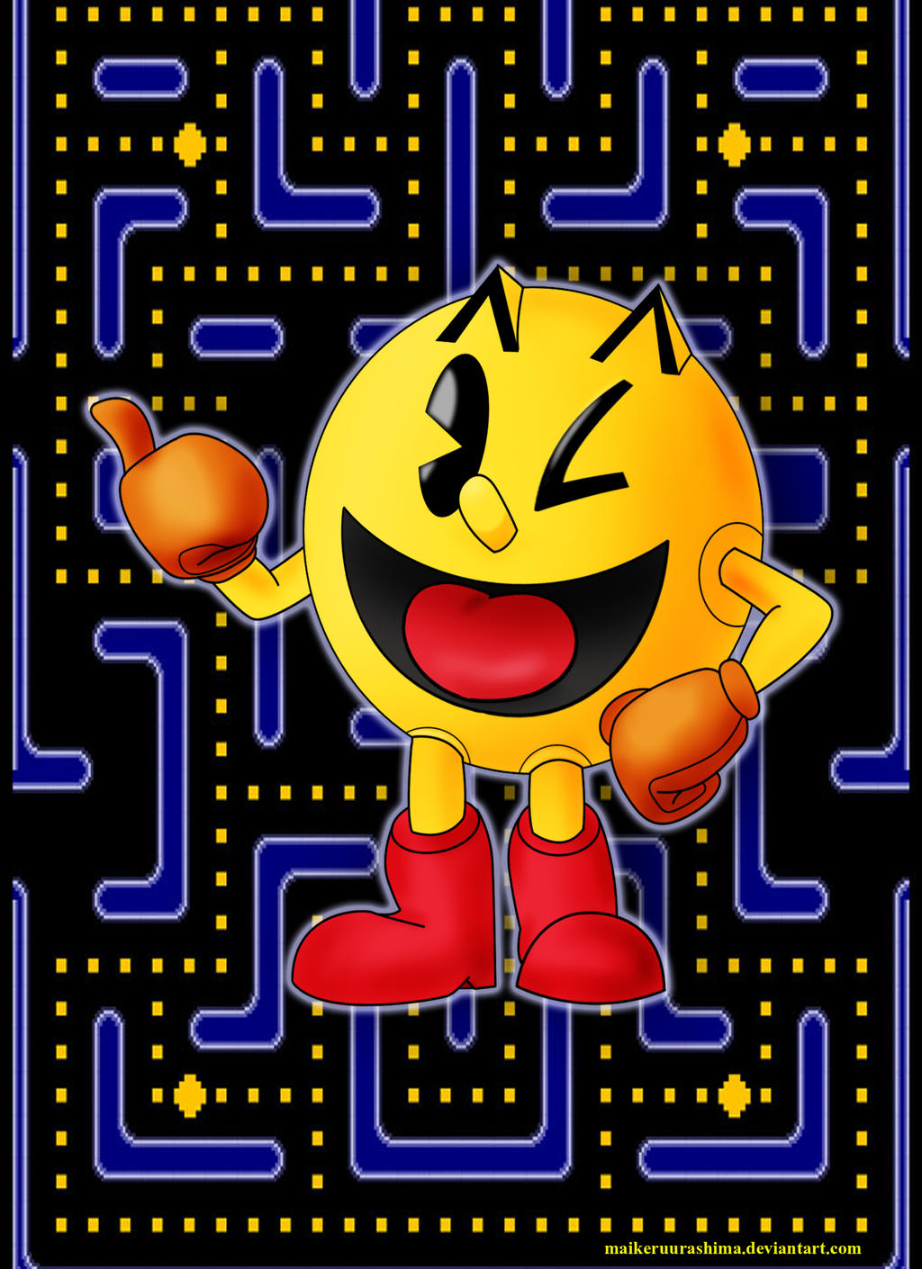 Pacman by MKRUdesign on DeviantArt
