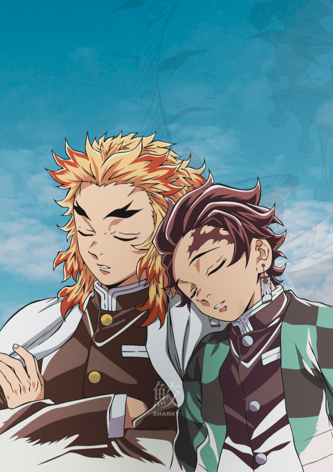 Tanjiro x Rengoku by Sharky1996 on DeviantArt