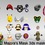 [MMD] Majora's Mask 3ds masks Download!