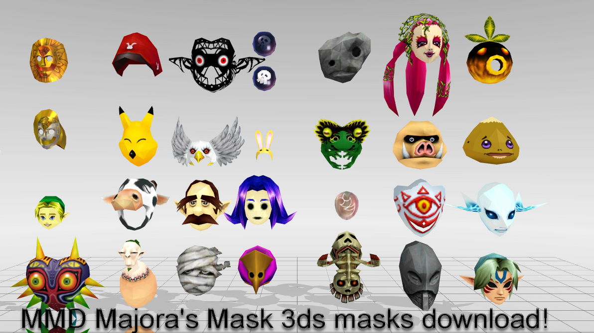Drik vand drøm tapet MMD] Majora's Mask 3ds masks Download! by smilecat98 on DeviantArt