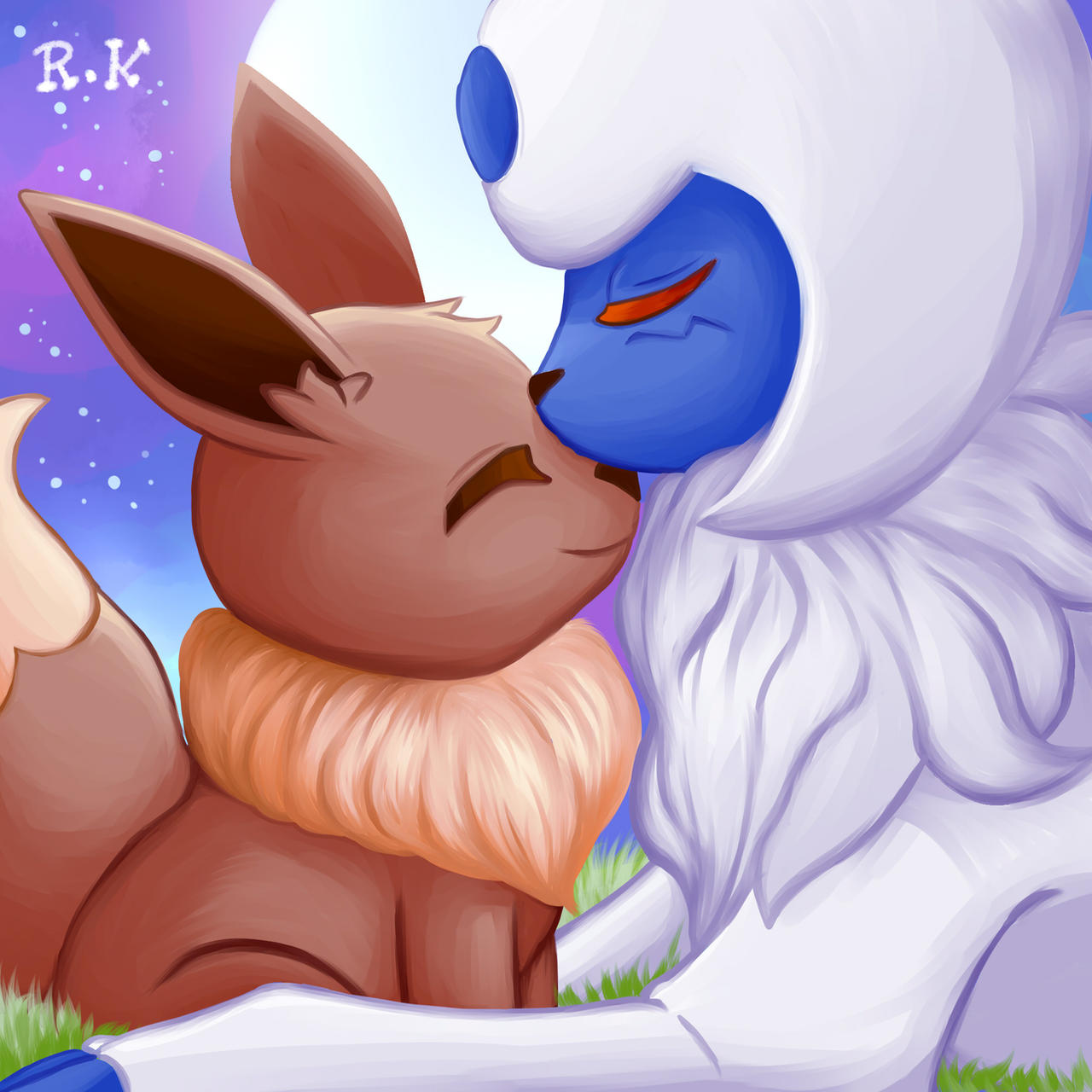 Absol Matching Absol and Eevee - Pokemon by KoboldRikku on DeviantArt