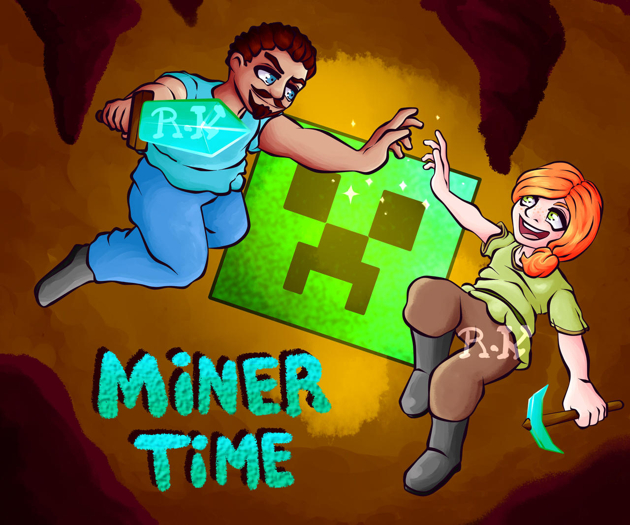 Mining Timer Miner Timer - Minecraft by KoboldRikku on DeviantArt