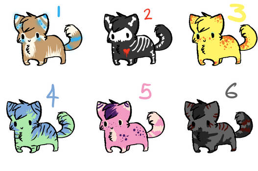 Kitty Adopts. Only 5pts each!