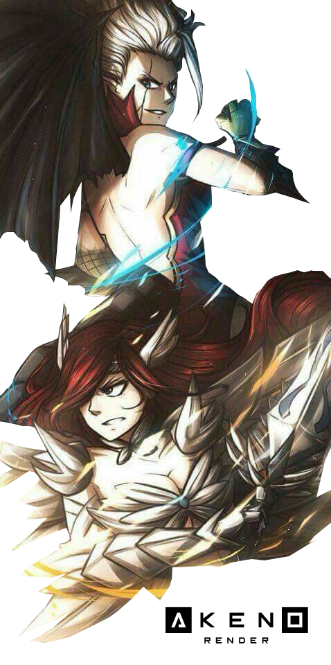 Erza Scarlet And Mirajane Demon Fairy Tail By R Akeno On Deviantart Erza Scarlet And Mirajane Demon Fairy Tail By R Akeno On Deviantart