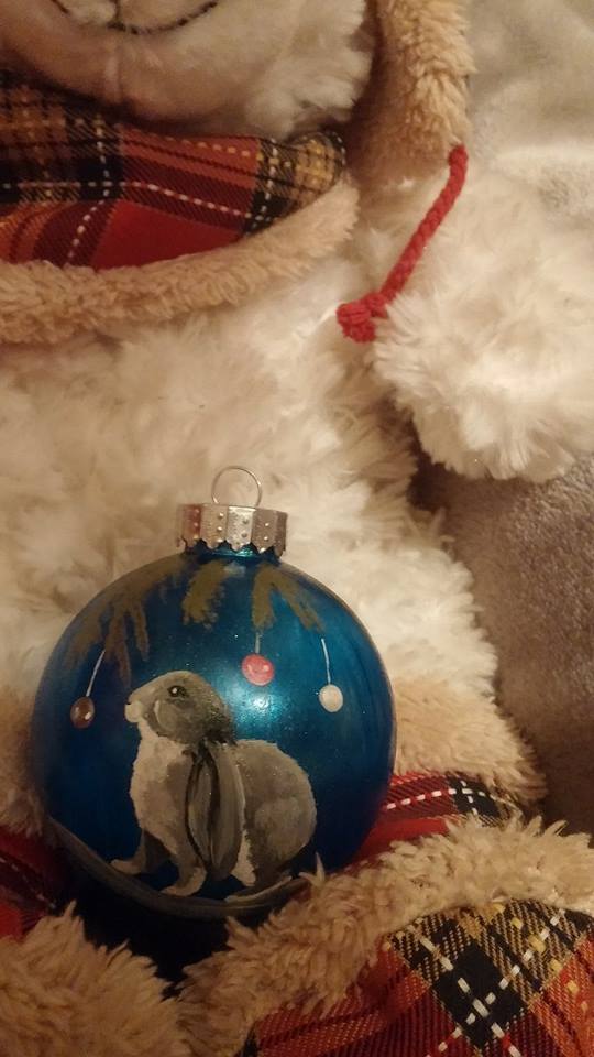 English Lop Christmas Ornament