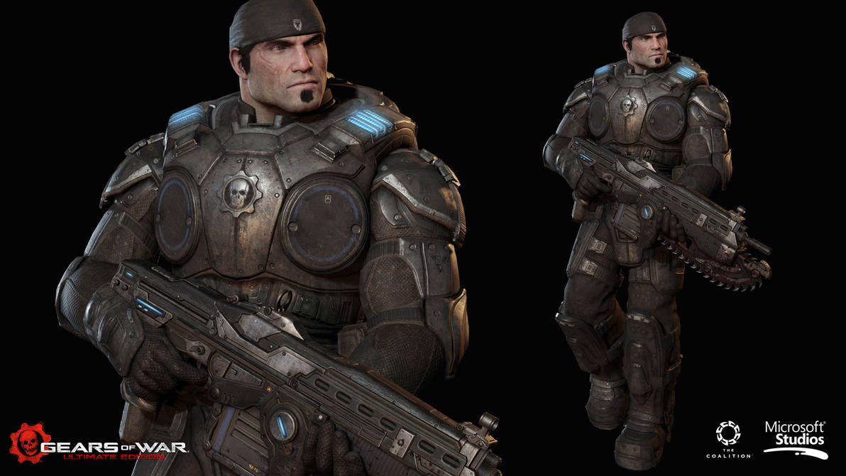 Gears of War 2, Marcus Fenix by phantomzer0 on DeviantArt
